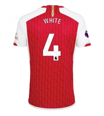 Arsenal Benjamin White #4 Kotipaita 2023-24 Lyhyet Hihat